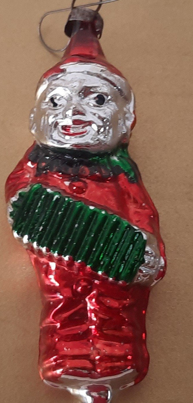 Oude Kerstbal Man Met Harmonica, Verzenden