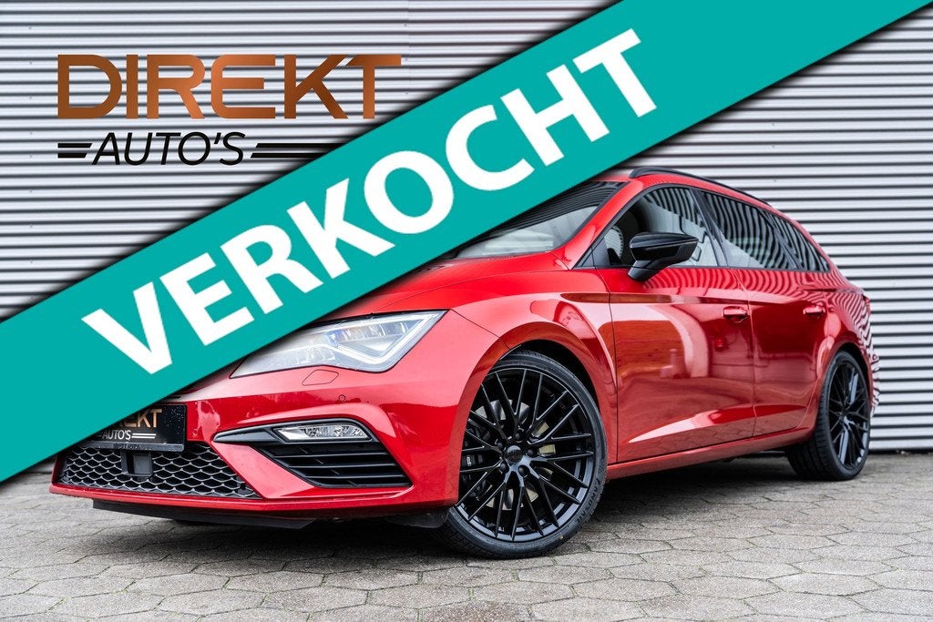 SEAT Leon ST 2.0 TSI CUPRA 300 4DRIVE VIRTUAL BEATS DCC, Auto's, Seat, Automaat, Gebruikt, Zwart, 4 cilinders