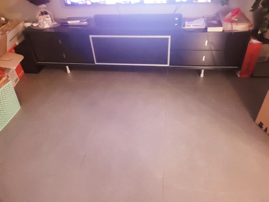 Hoogglans Antraciet Dressoir - 240x55x45 cm, Huis en Inrichting, Kasten | Dressoirs, Ophalen, Overige materialen, Modern, Hoogglans