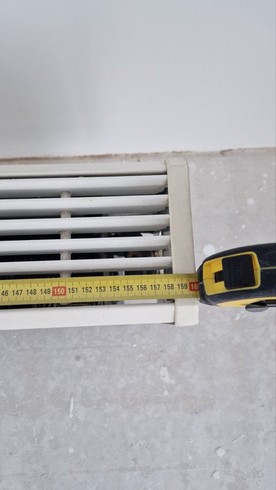 Jaga Tempo vloerradiator 1600 mm - compleet, Doe-het-zelf en Verbouw, Verwarming en Radiatoren, Gebruikt, Minder dan 30 cm, Radiator