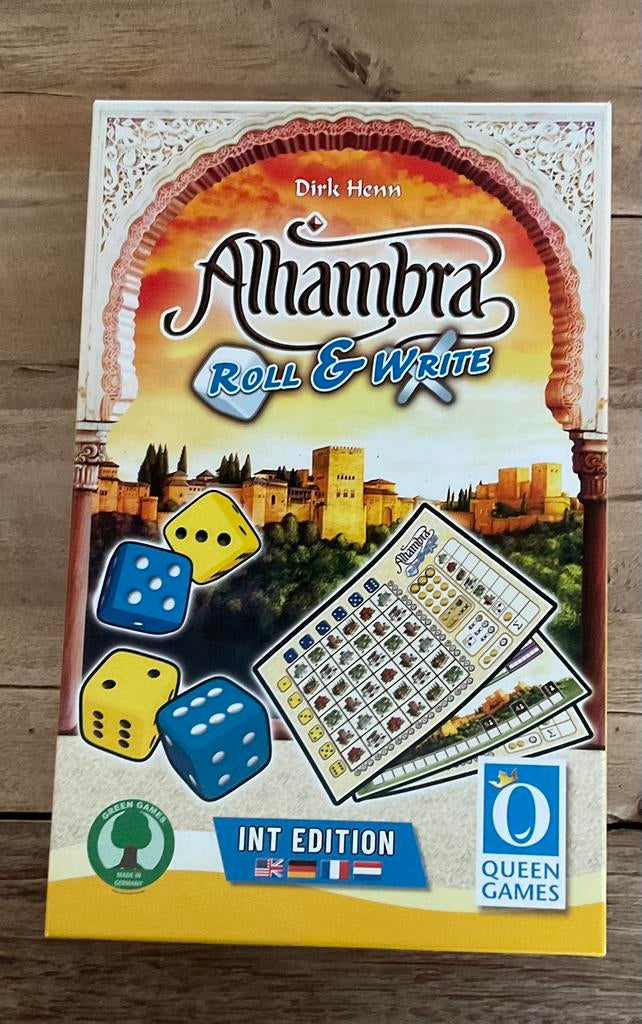 Te koop: spel “Alhambra roll&write “., Ophalen of Verzenden, Zo goed als nieuw