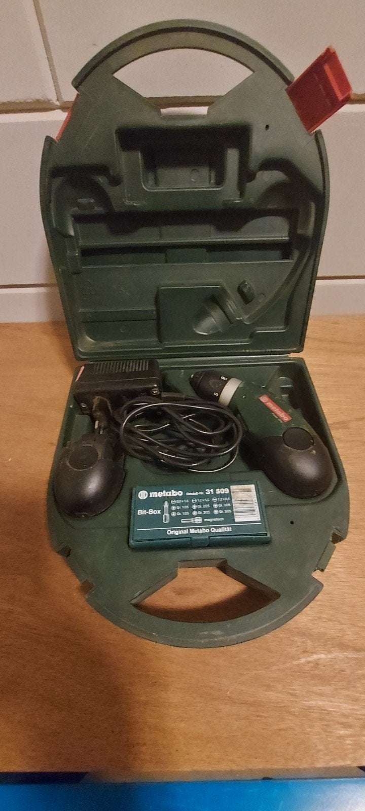 metabo powergrip. Complete set in Koffer, Doe-het-zelf en Verbouw, Ophalen of Verzenden, Boor- en/of Breekhamer