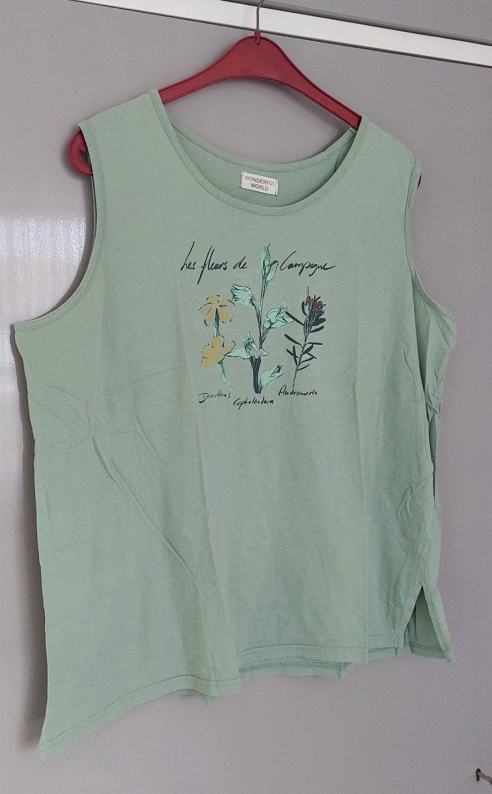 Groen singlet maat 50, Kleding | Dames, Ophalen of Verzenden, Groen, Shirt of Top