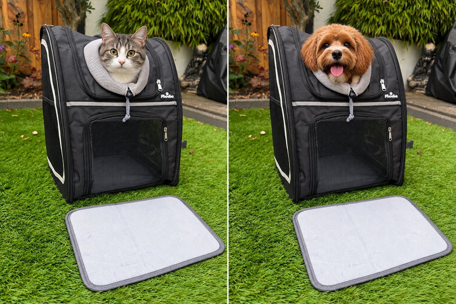 Rugtas voor hond of kat - 28 x 32 x 40 cm - nieuw, Ophalen of Verzenden, Nieuw