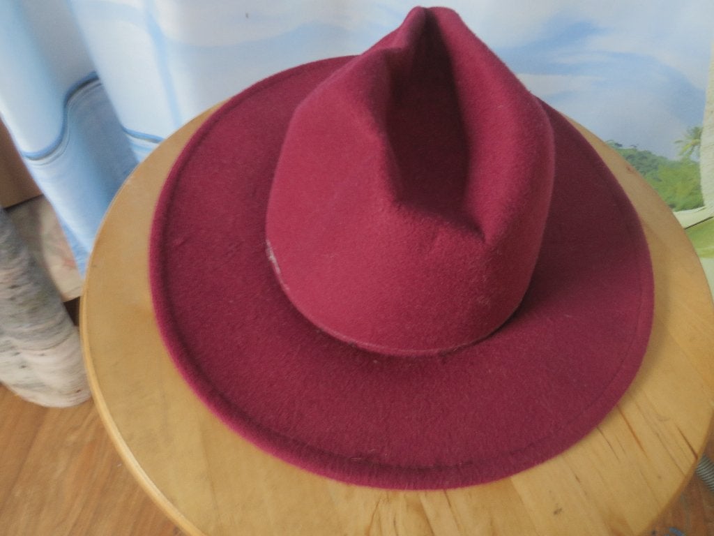 bordeaux hoed sombrero mt m meet 58 cm van Seven, Hoed, Ophalen of Verzenden, 58 of 59 cm (L, 7¼ of ⅜ inch), Seven