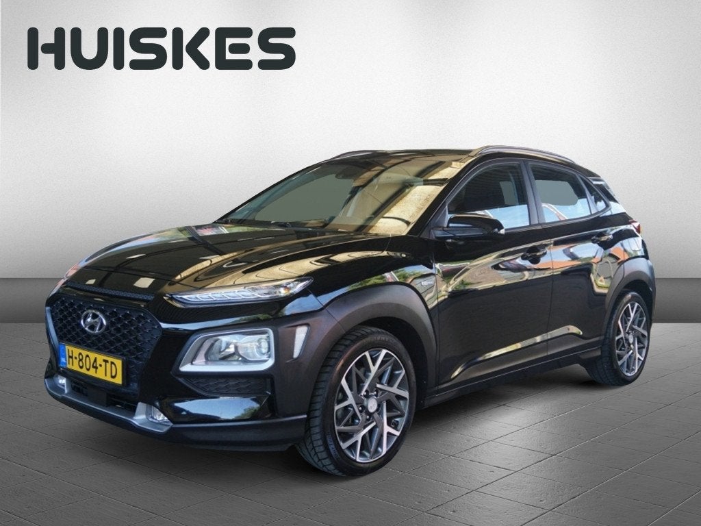 Hyundai KONA 1.6 GDI HEV Comfort | Trekhaak | Navi | Adapt., Automaat, 12 maanden, Stof, Gebruikt