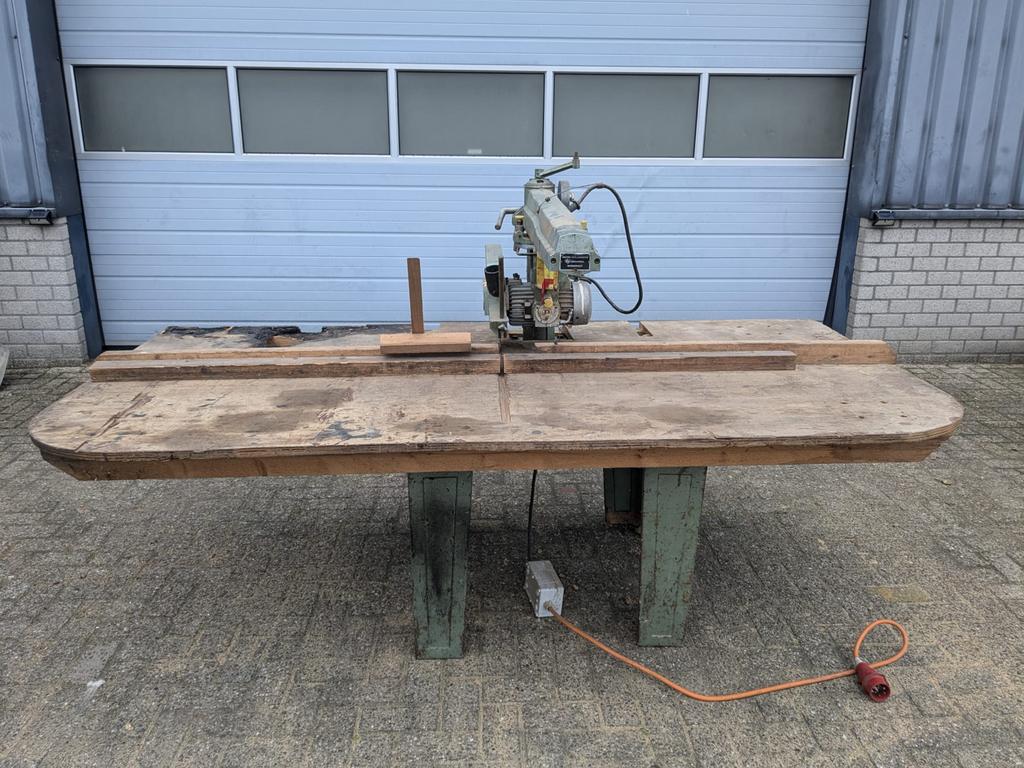 DeWalt afkortzaag met tafel, Ophalen, Gebruikt, 70 mm of meer, Afkortzaag