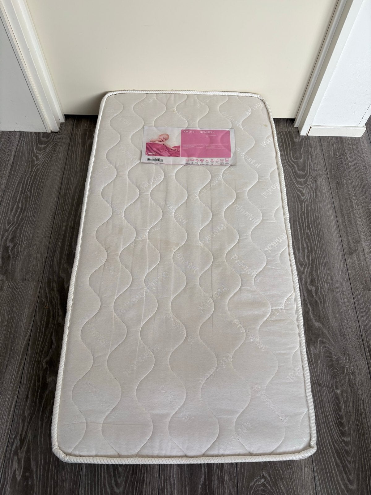 ABZ Bonnell KM 215 ledikant babymatras, 120x60 cm, Kinderen en Baby's, Ophalen, Gebruikt, Ledikant