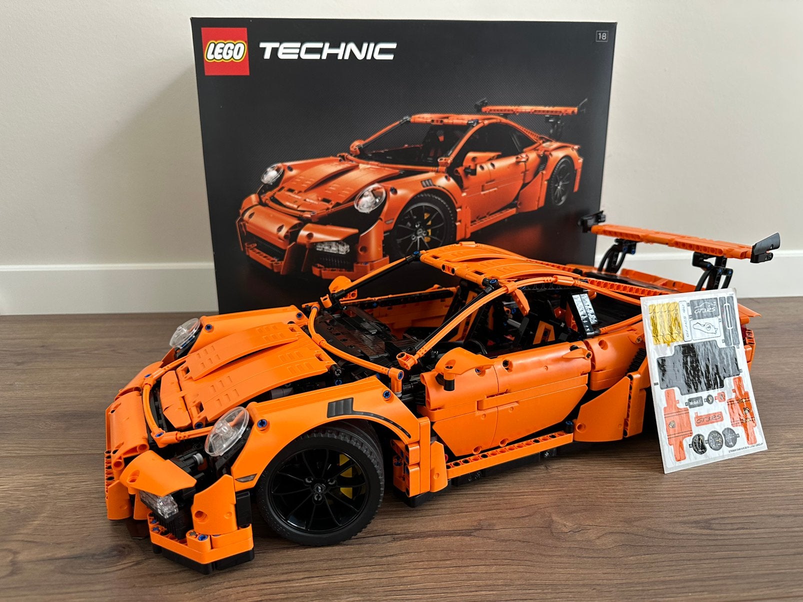 LEGO Technic Porsche 911 GT3 RS 42056 991, Lego, Ophalen of Verzenden, Zo goed als nieuw, Technic