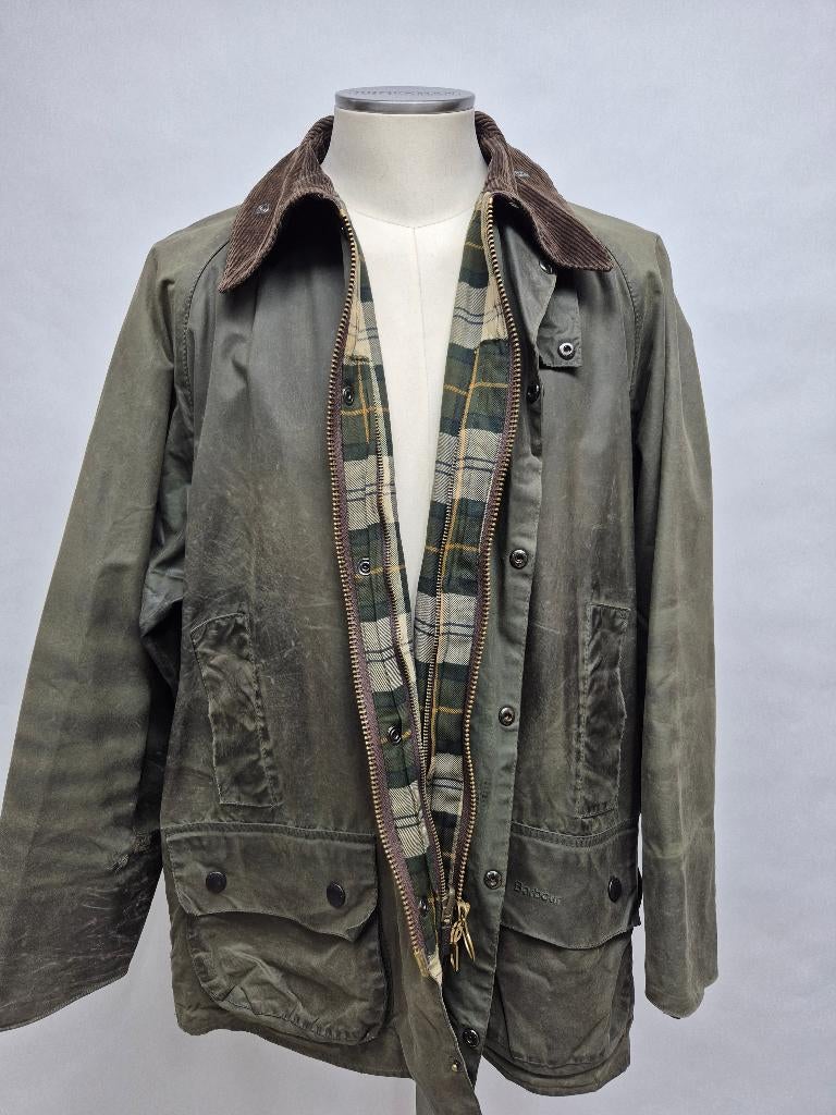 Barbour Beaufort wax jas C50-127 cm XXXL Groen, Barbour, Overige maten, Ophalen of Verzenden, Gedragen