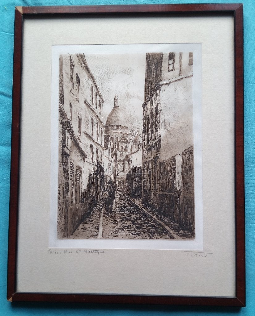 19de EEUWSE ETS THIBAUT ROUX RUE ST RUSTIQUE SACRÉ CŒUR, Verzenden