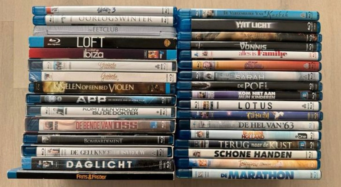 Blu Ray | Collectie van 32x Nederlandse films op Blu-Ray, Ophalen of Verzenden, Zo goed als nieuw