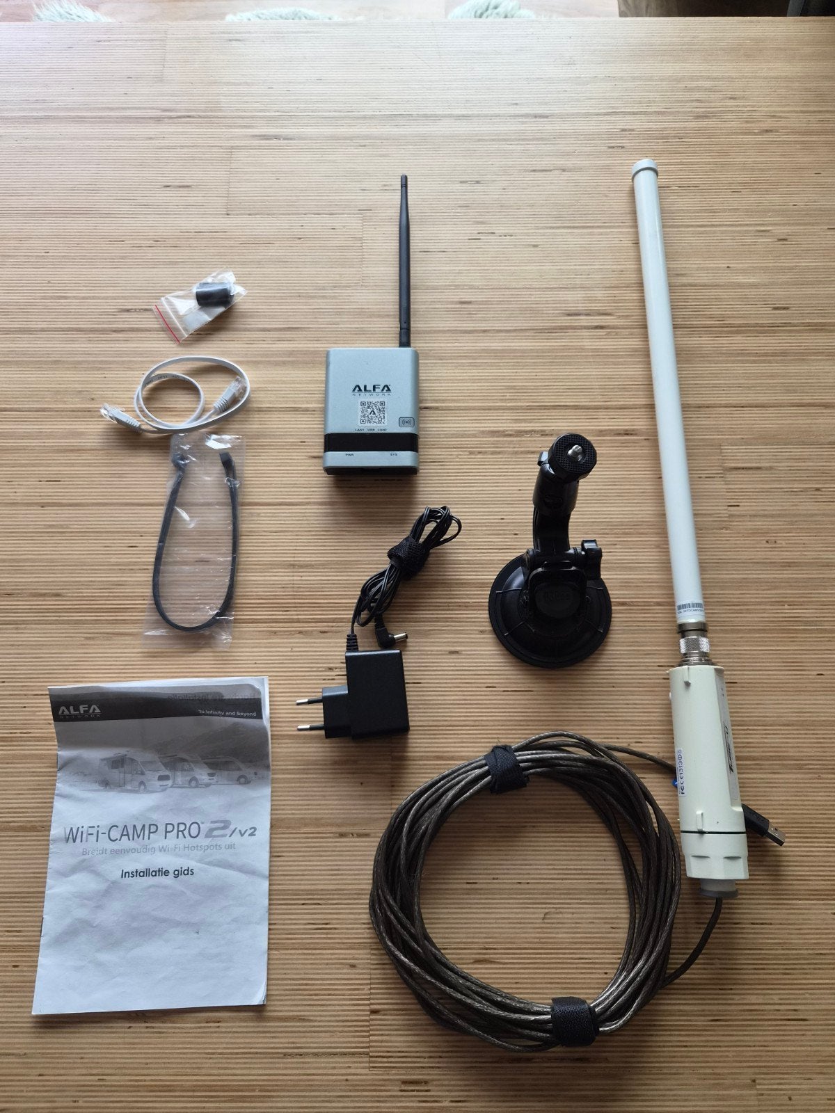 Alfa WiFi-camp PRO2/v2, Ophalen of Verzenden, Gebruikt, Antenne