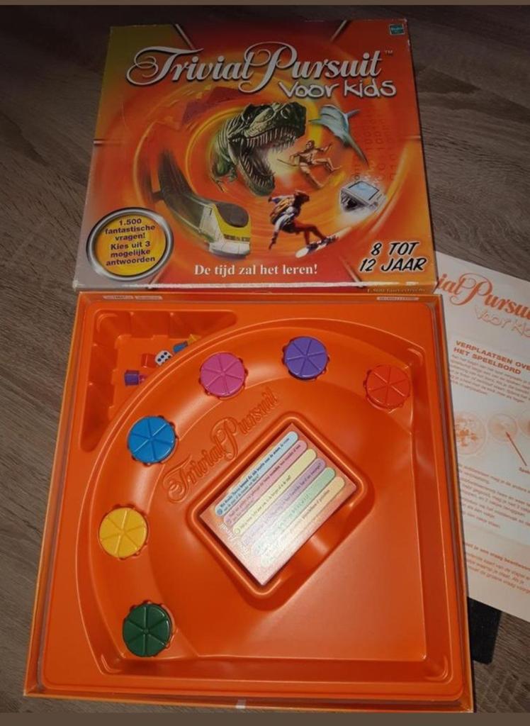 Trivial Pursuit junior, Ophalen of Verzenden, Zo goed als nieuw, Hasbro