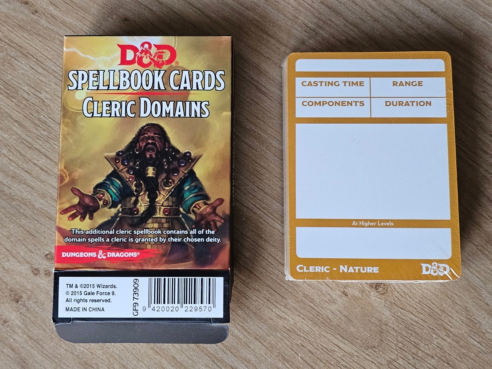 D&D 5e Spellbook Cards – Cleric Domains – kaarten gesealed, Ophalen of Verzenden, Zo goed als nieuw