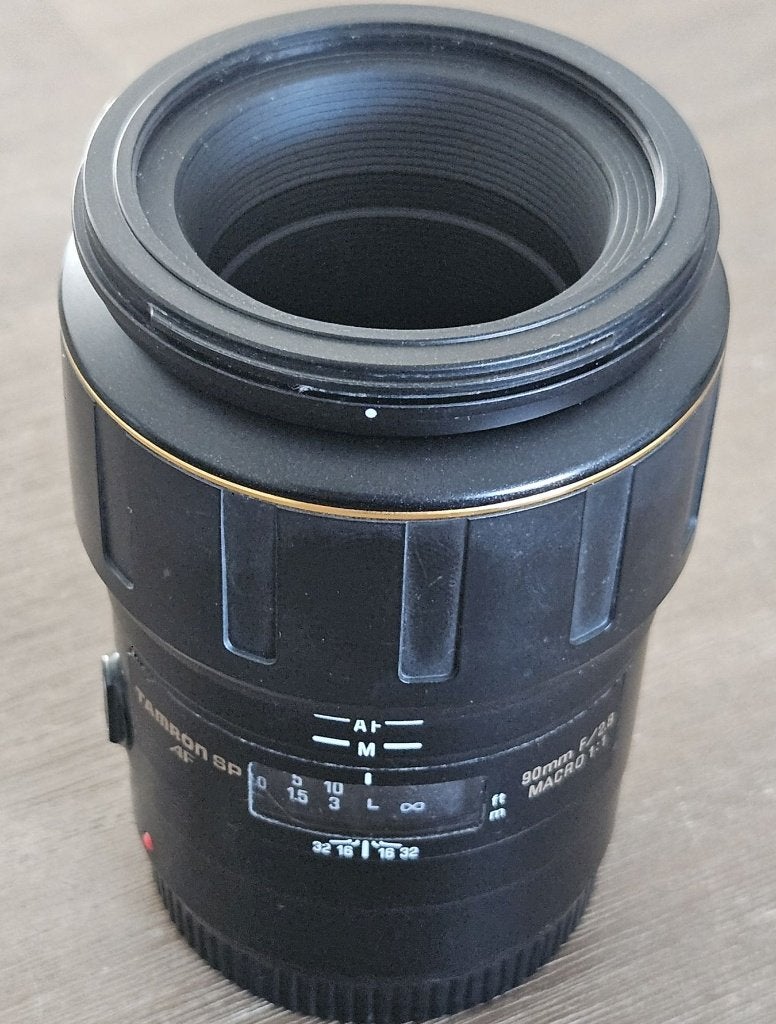 Tamron SP AF 90mm F/2.8 macrolens voor Canon EF, Macrofunctie, Zo goed als nieuw, Tamron, Macrolens
