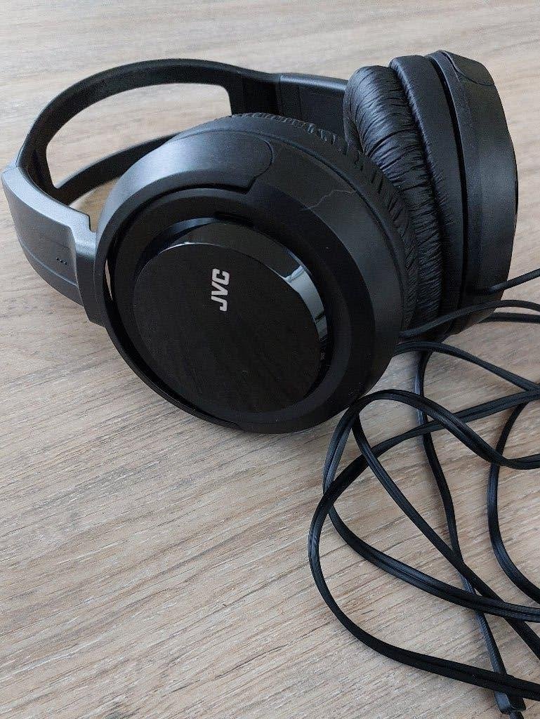 JVC koptelefoon met lange kabel, Nieuw, Over-ear, Zwart, Ophalen
