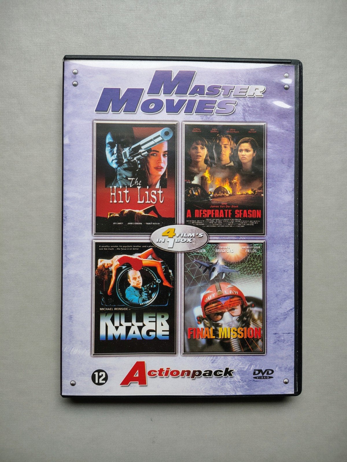 4 Films Actionpack, Verzenden, Engels, Actie, Nederlands