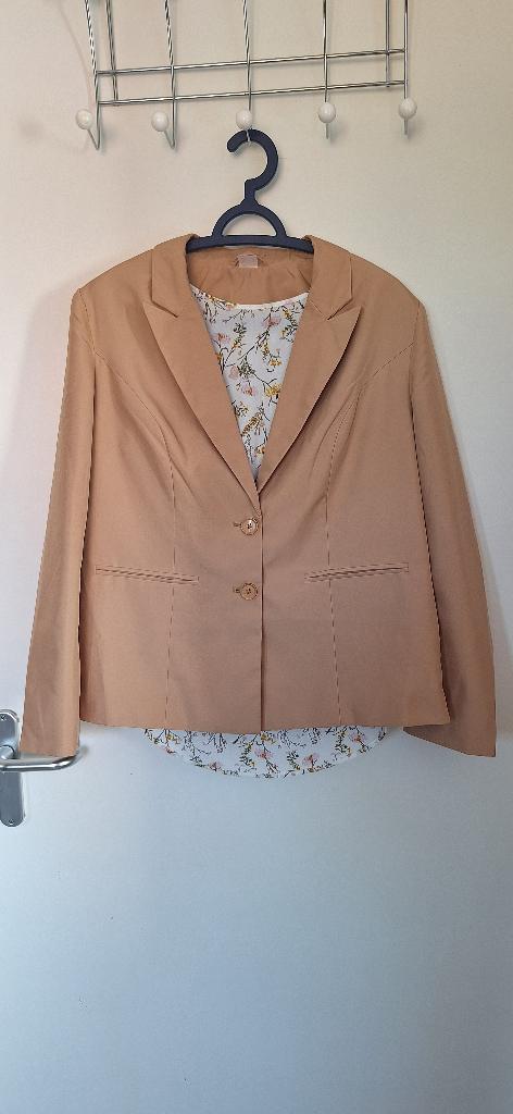 dames blazer, Beige, Maat 42/44 (L), Ophalen of Verzenden, Jasje