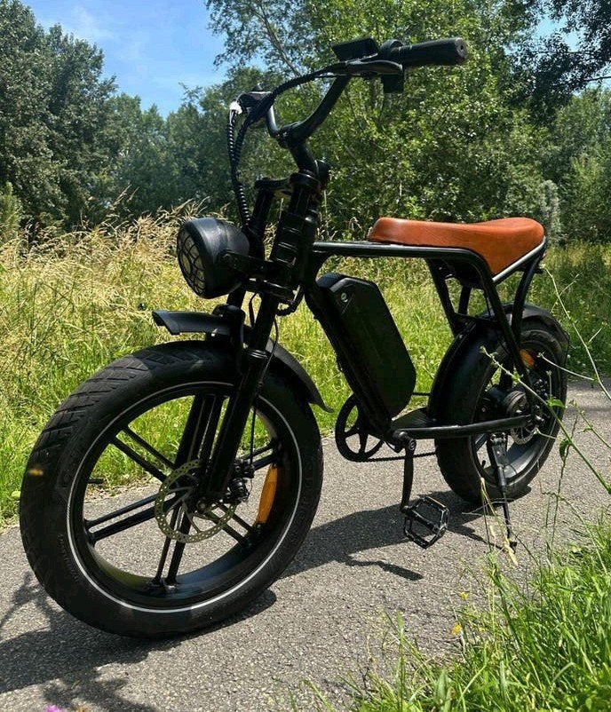 Elektrische fiets Fat bike Ouxi V8, Zo goed als nieuw, 51 tot 55 cm, 50 km per accu of meer, Ophalen