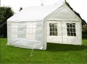 Partytent feesttent huren diverse maten of statafels, Ophalen