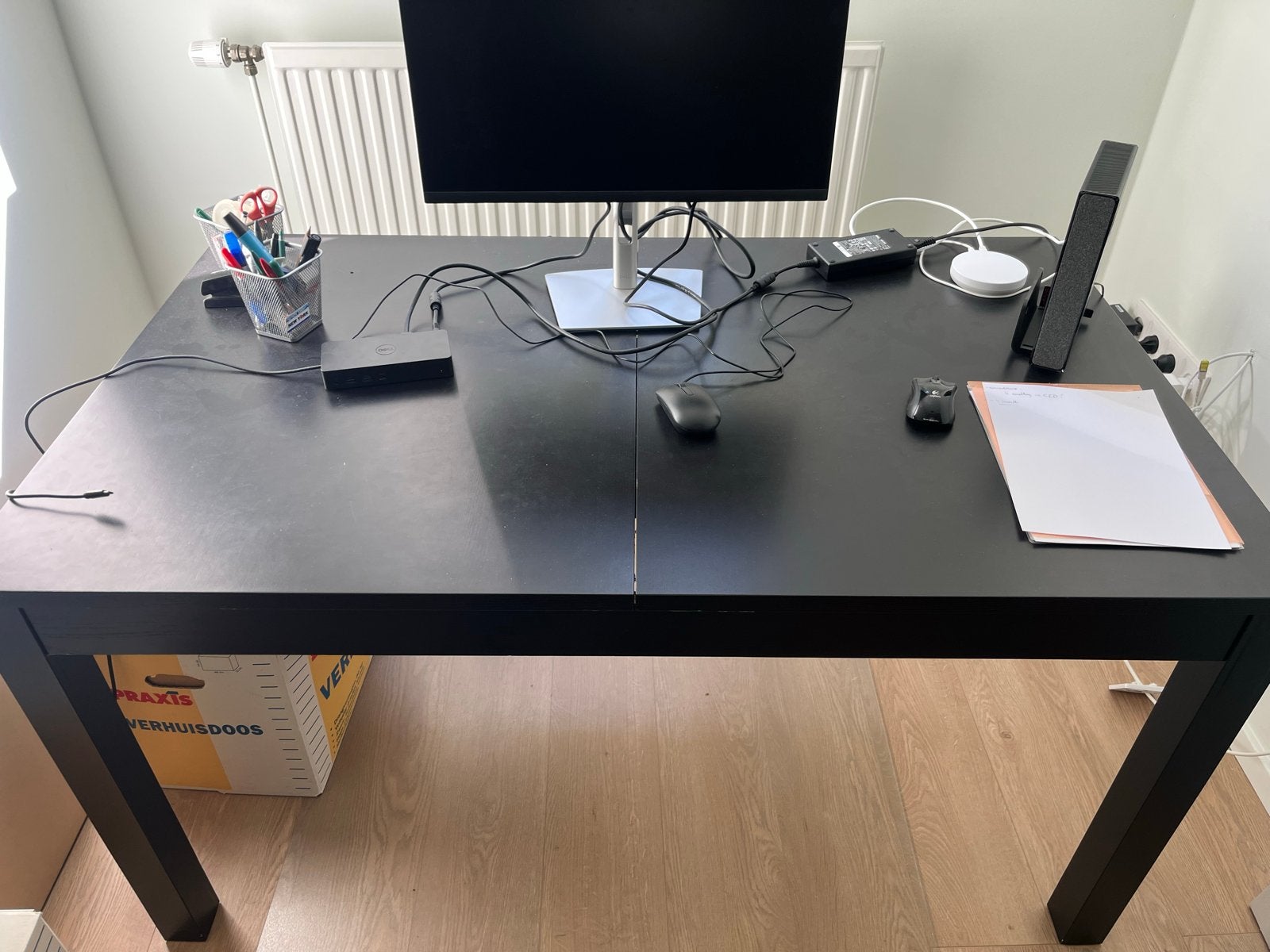 IKEA BJURSTA Eettafel 175cm tot 260cm, Ophalen, Gebruikt, Zweeds, 200 cm of meer