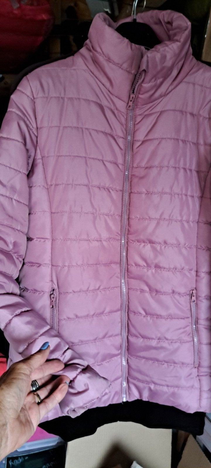 Zeeman Roze Gewatteerde Jas - Maat M, Zeeman, Maat 42/44 (L), Ophalen of Verzenden, Zo goed als nieuw