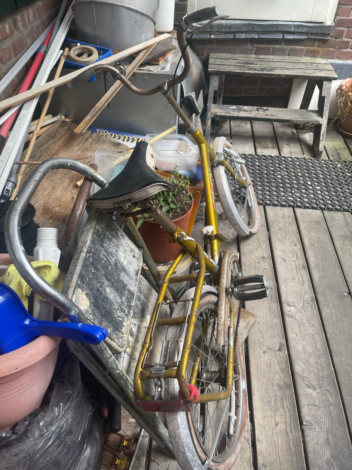 Oude damesfiets - Opknapper, Ophalen of Verzenden, Gebruikt, Overige merken
