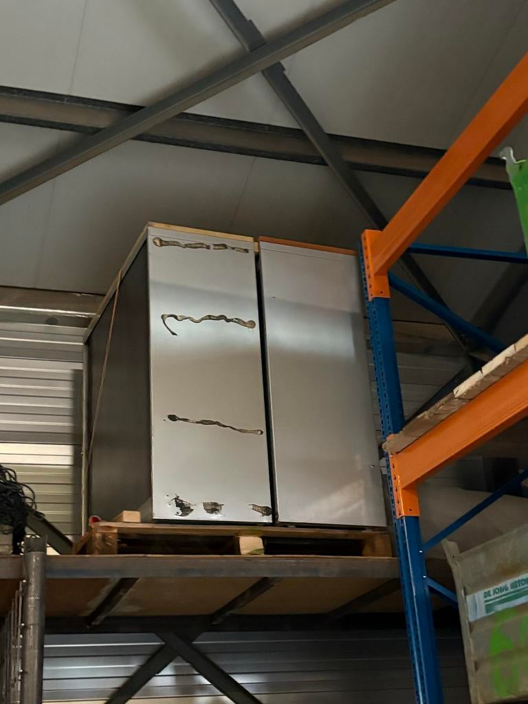 2 stuks Kantoor kasten, Huis en Inrichting, Kasten | Roldeurkasten en Archiefkasten, Ophalen, Gebruikt, 100 tot 150 cm, 100 tot 150 cm