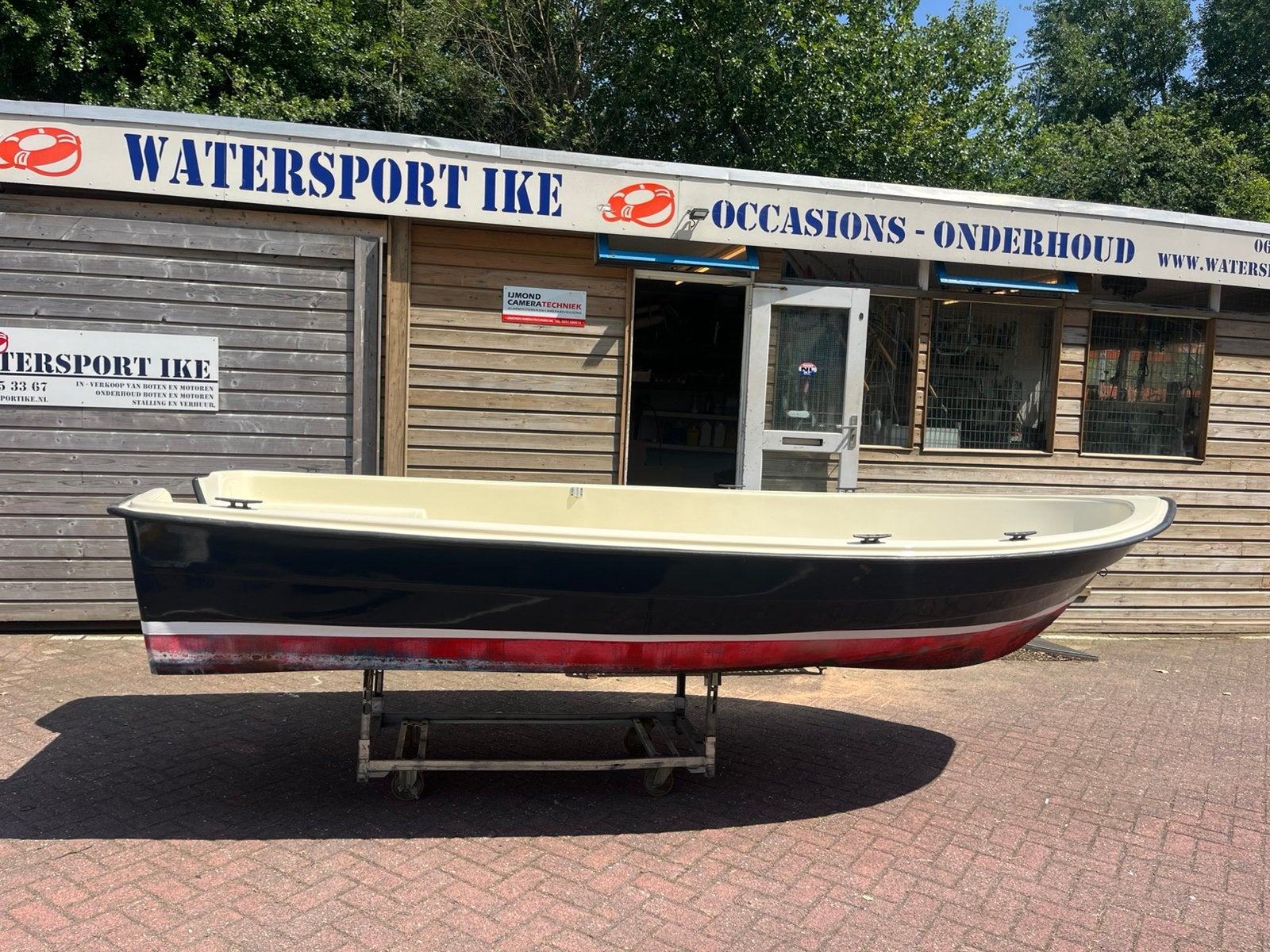 Nette Polyester toer/vis boot met rondzit 4.30x1.70, Watersport en Boten, Overige merken, Tot 10 pk, Ophalen of Verzenden, Zo goed als nieuw