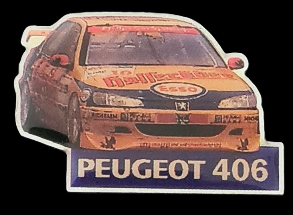 Peugeot 406 sport pin- epoxy, Verzenden, Nieuw, Transport, Speldje of Pin