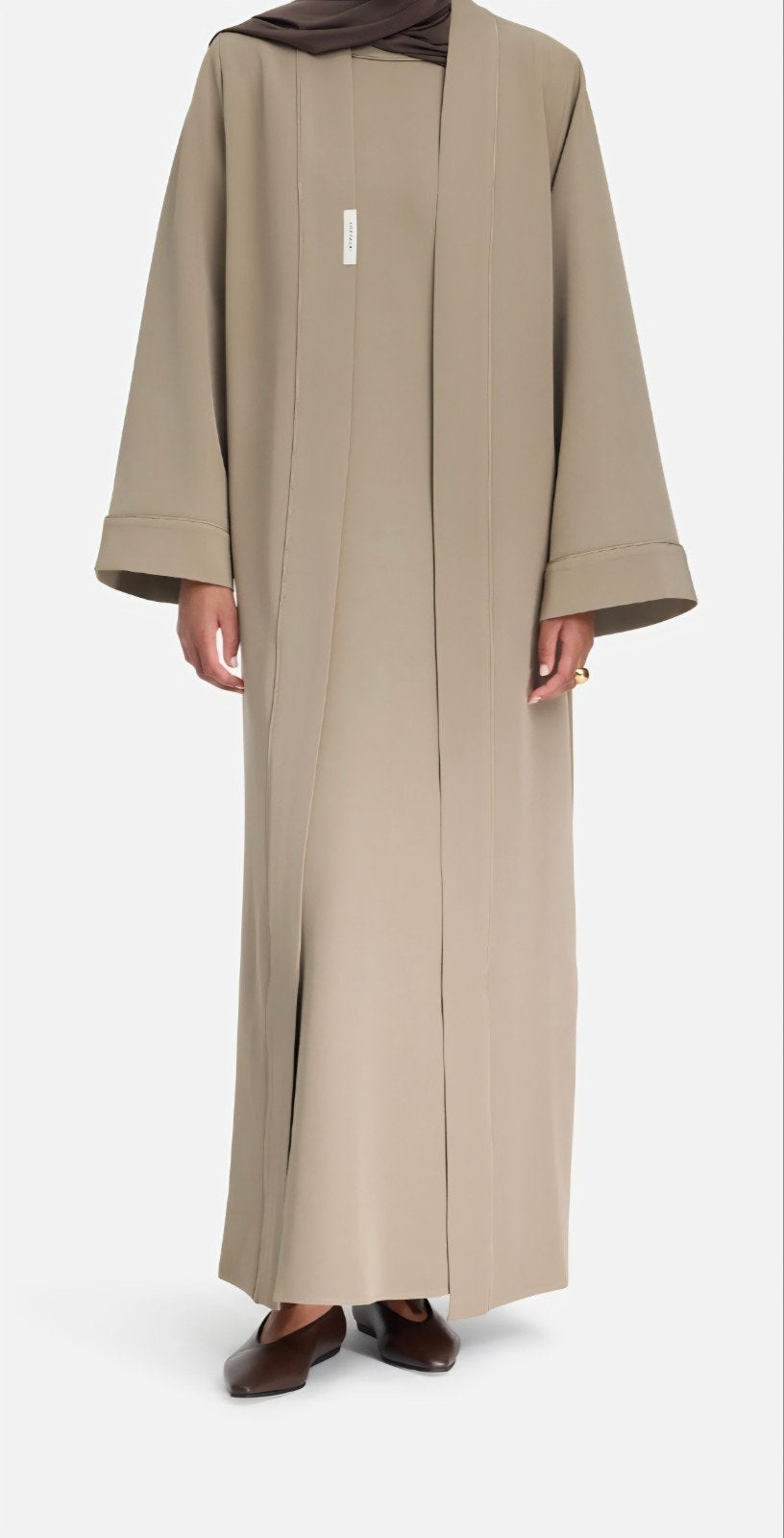 Merrachi Abaya - Nieuw met kaartjes, Beige, Nieuw, Ophalen of Verzenden, Merrachi