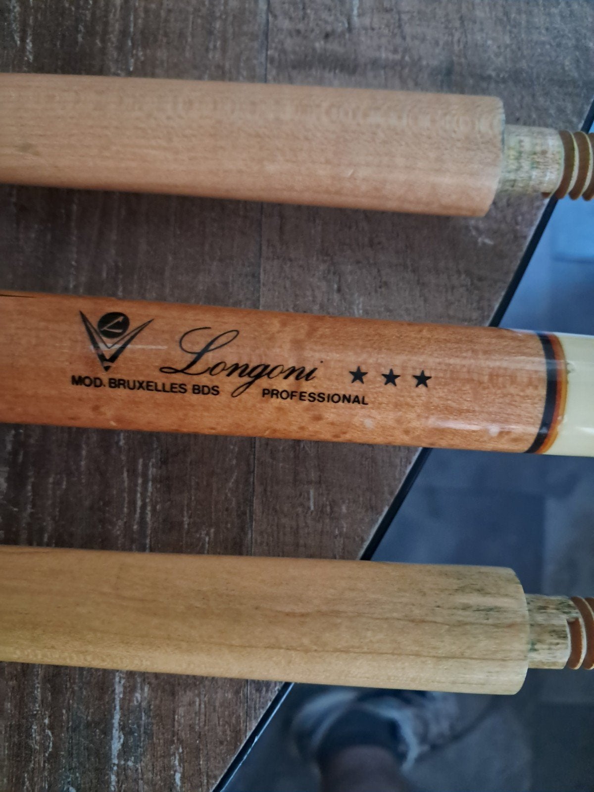 Longoni professional. bruxslus 3 ster met 2 toppen., Ophalen of Verzenden, Gebruikt, Keu of Ballen