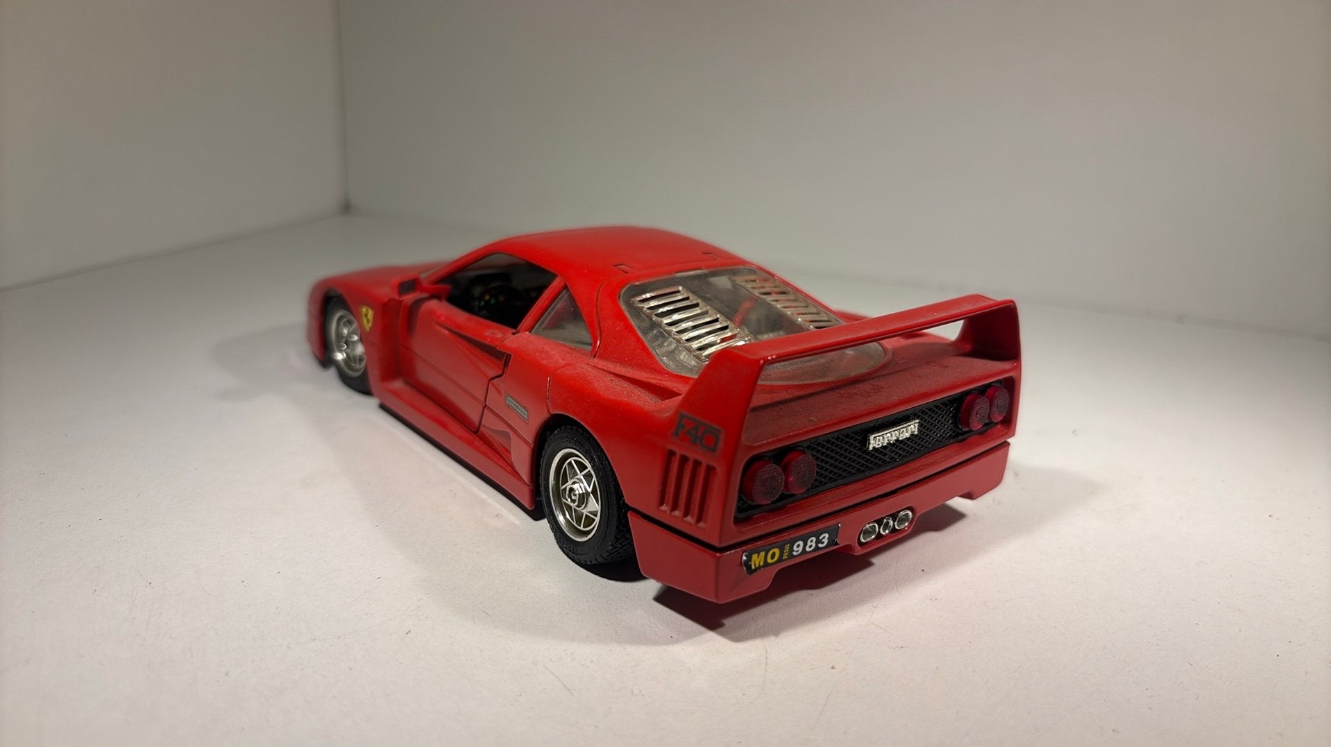 Ferrari f40 1987 Bburago 1.24, Ophalen of Verzenden, Bburago, A, A
