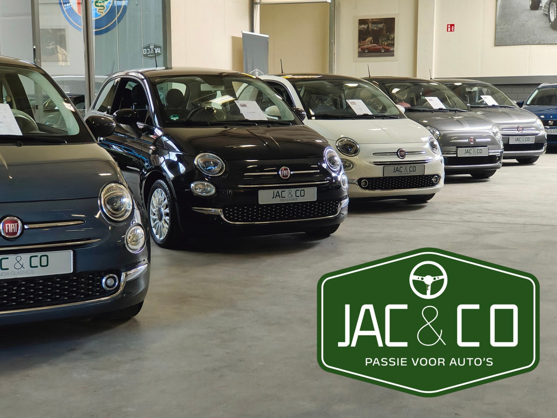Fiat 500 1.2 Lounge RED / Navi / Spotify, Auto's, Stof, Gebruikt, 4 cilinders, Bedrijf