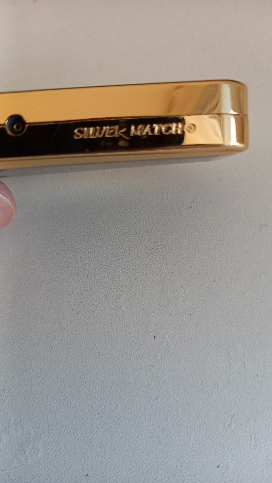 Gouden Silver Match Aansteker - Vintage Stijl, Ophalen of Verzenden, Nieuw, Aansteker