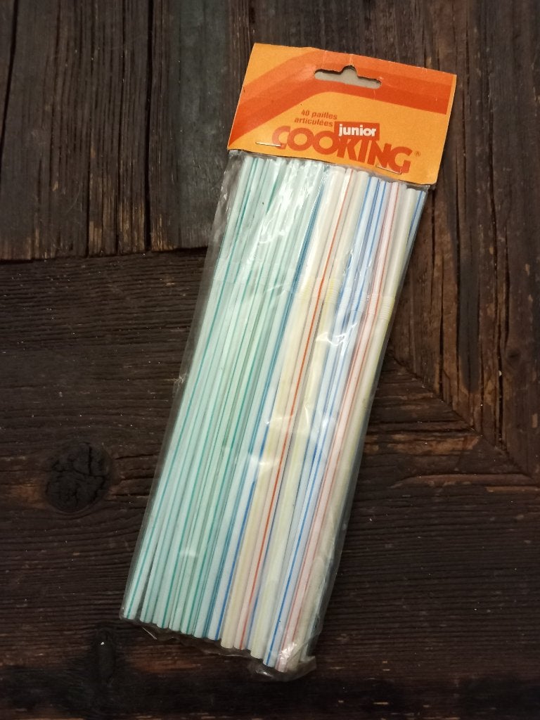 ouderwetse rietjes plastic, buigbaar, met knik, dicht pakje, Hobby en Vrije tijd, Feestartikelen, Nieuw, Feestartikel, Ophalen of Verzenden