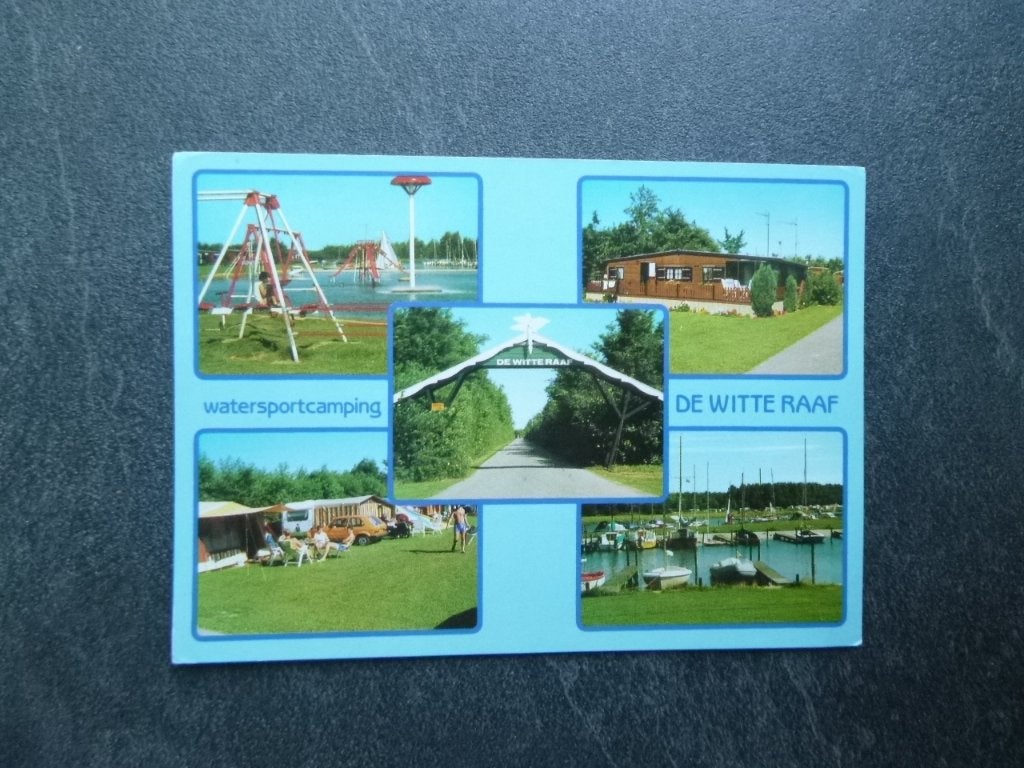 Arnemuiden, watercamp. de Witte Raaf 1987, Verzamelen, Verzenden, 1980 tot heden, Gelopen, Noord-Brabant