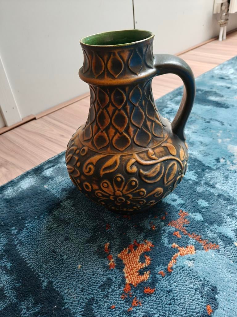 Vintage Bay Keramiek Vaas W-Germany 8730, Ophalen of Verzenden