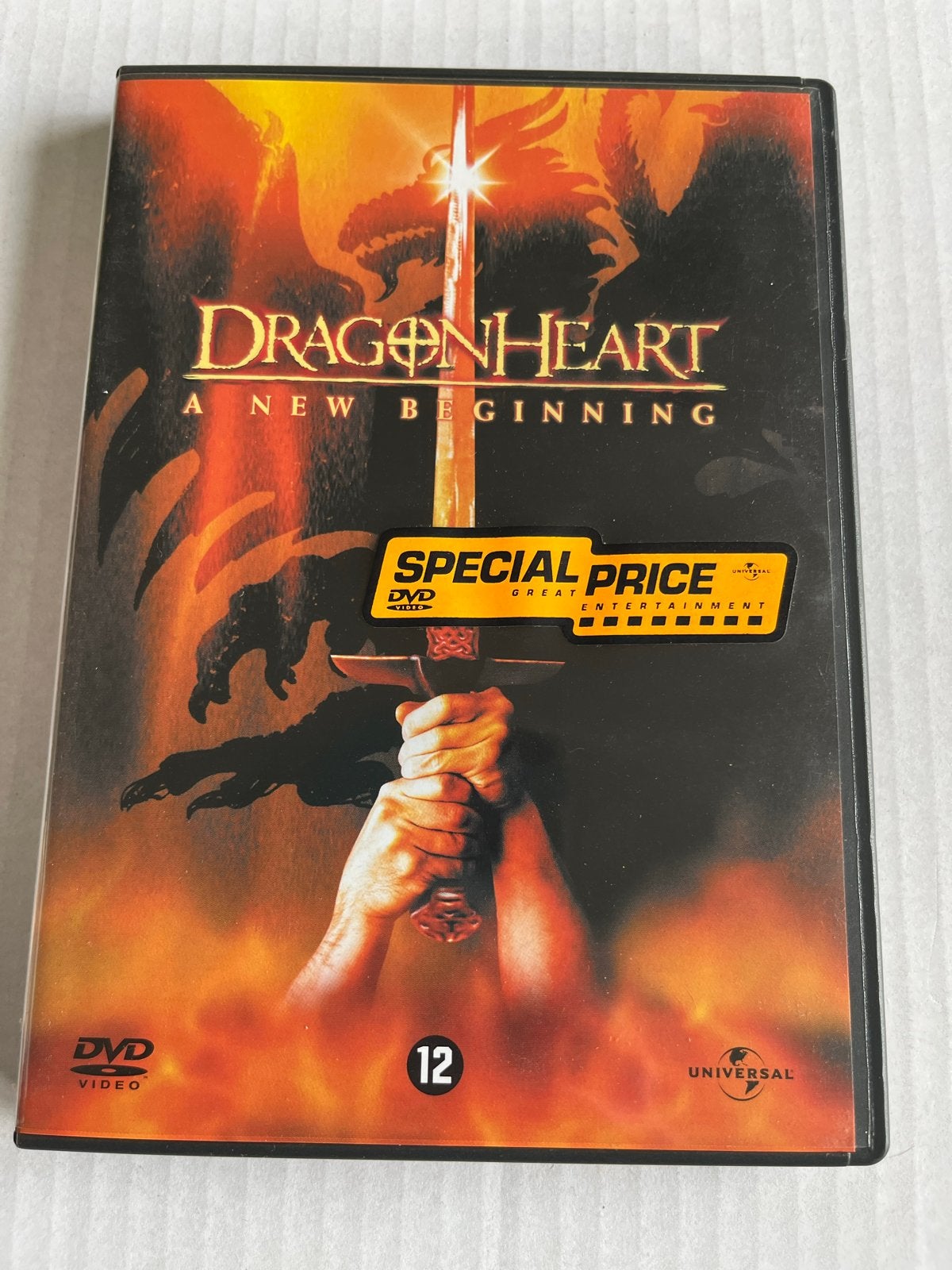 Dragonheart: A New Beginning DVD, Nederlands, Ophalen of Verzenden, Vanaf 12 jaar, Gebruikt