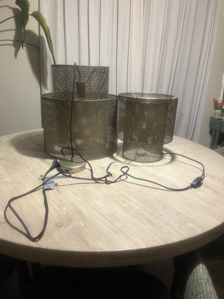 Hanglamp en tafellamp Elles, Ophalen, Gebruikt, Modern klassieke woonstijl, E27 (groot)