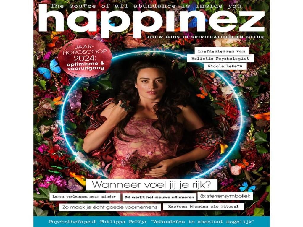 Happinez diverse exemplaren van 2004 tot 2023, Ophalen of Verzenden, Zo goed als nieuw, Spiritualiteit algemeen, Achtergrond en Informatie
