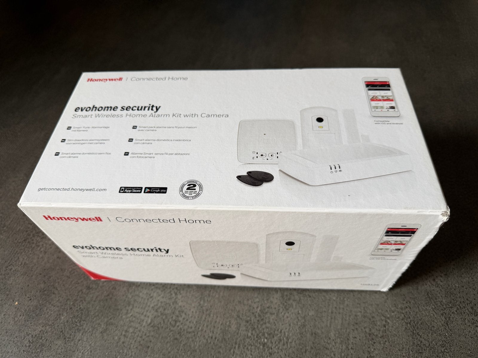 Honeywell Evohome Security Alarmsysteem Kit, Beweging, Ophalen of Verzenden, Zo goed als nieuw, Compleet systeem