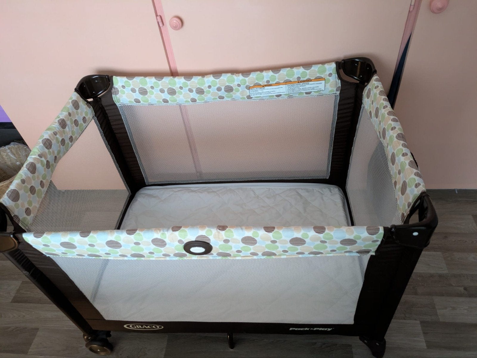 Graco campingbedje inclusief beddengoed, Gebruikt, 70 tot 85 cm, Ophalen of Verzenden, Minder dan 140 cm