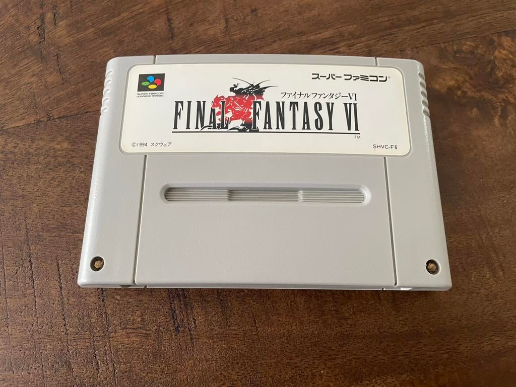 Final Fantasy VI 6 SNES Super Nintendo Famicom NTSC, Spelcomputers en Games, Games | Nintendo Super NES, 1 speler, Ophalen of Verzenden