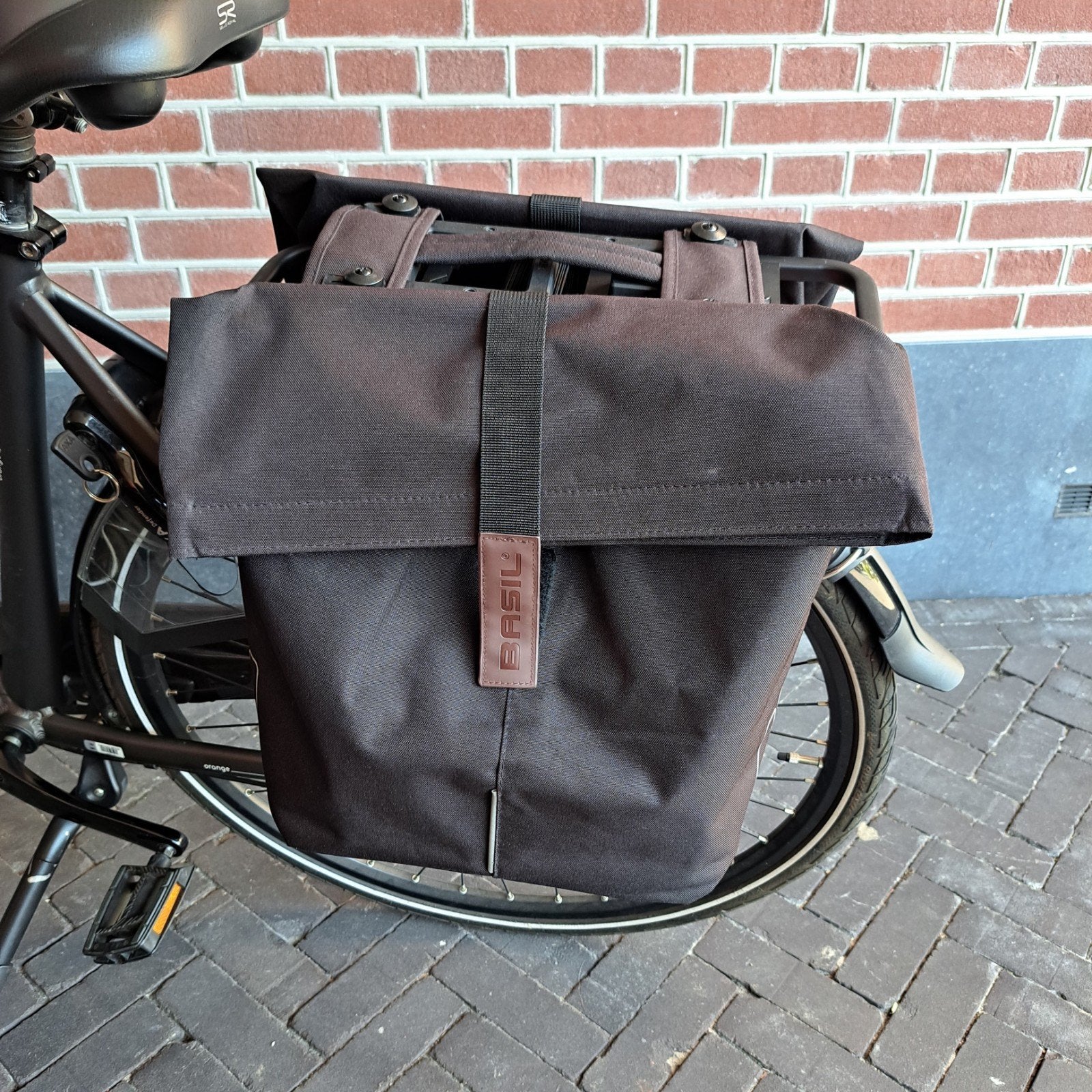 Basil dubbele fietstassen mik systeem, Ophalen of Verzenden, Zo goed als nieuw, BASIL