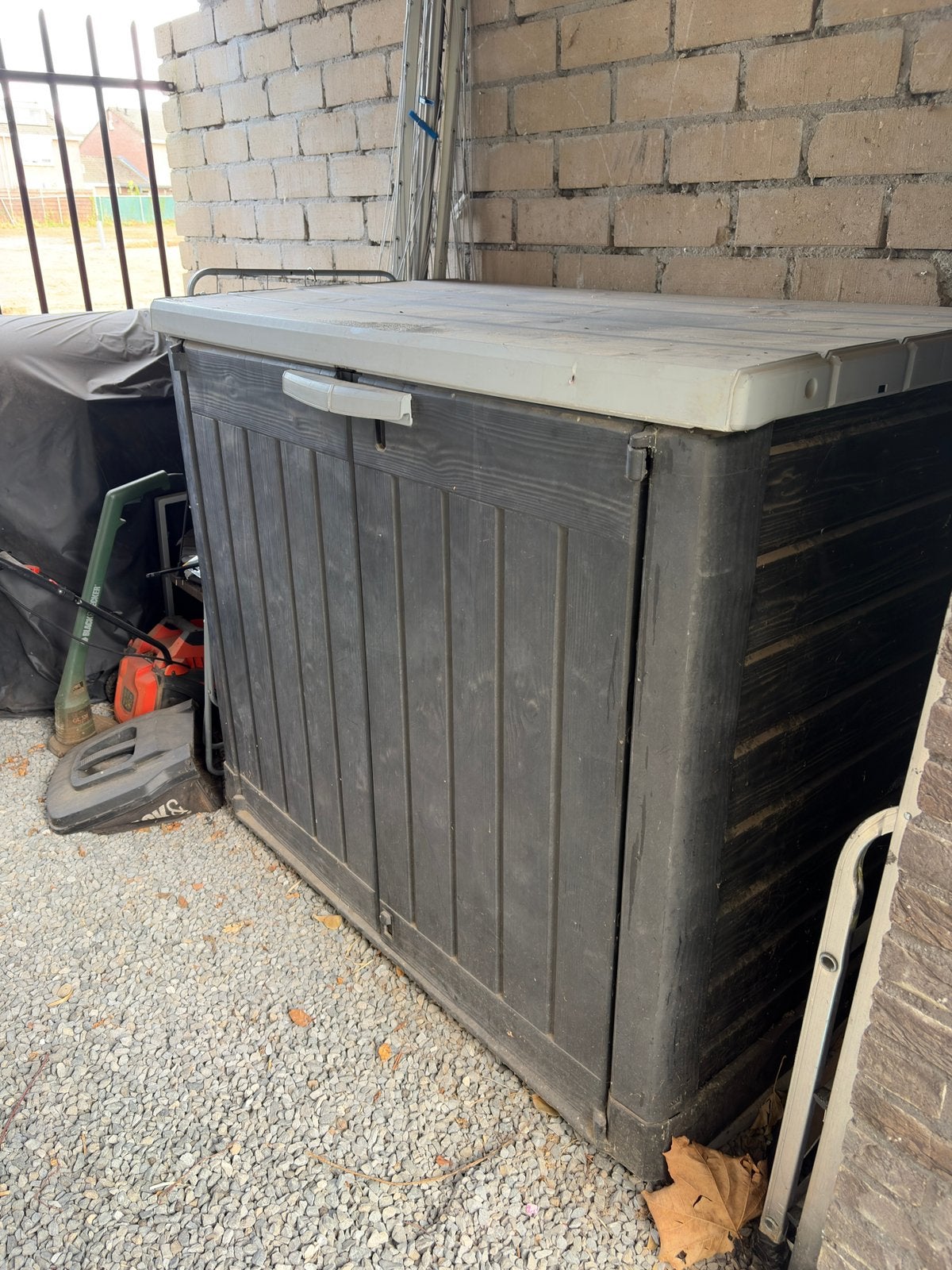 Opbergkist, opbergkast, Tuin en Terras, Ophalen, Zo goed als nieuw, Kunststof, Overige typen