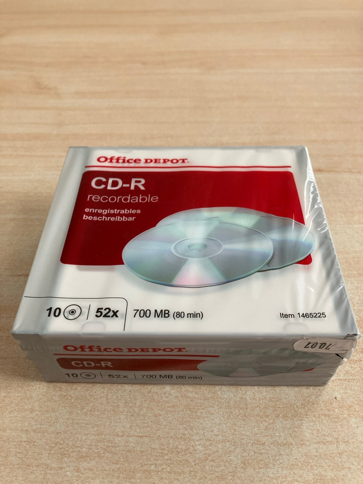CD-R Recordable 10 stuks 700MB 52x, Verzenden, Nieuw, Cd