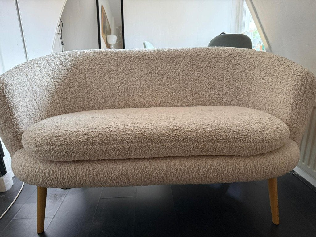 Bankje, Huis en Inrichting, Banken | Bankstellen, Ophalen, Gebruikt, Tweepersoons, 75 tot 100 cm