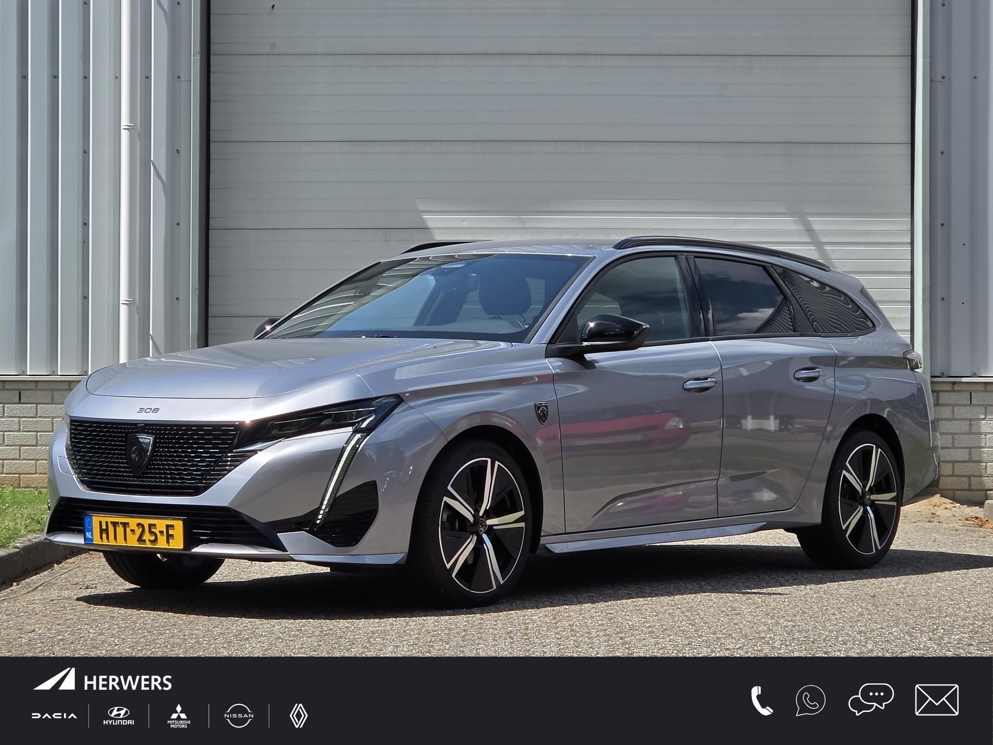 Peugeot 308 SW Hybrid 136 e-DCS6 GT Automaat / Adaptief Crui, 136 pk, Gebruikt, Euro 6, 1199 cc